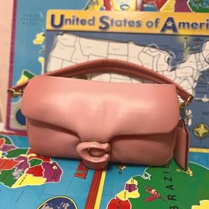 coach pilo brand new with too andol corle pink size  L